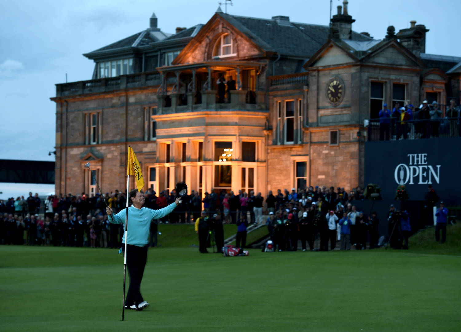 Tom Watson in his final Open appearance at St Andrews, 2015